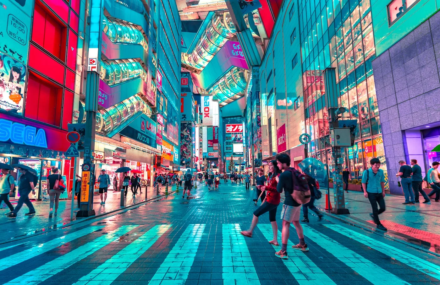 Tokyo Japan business district